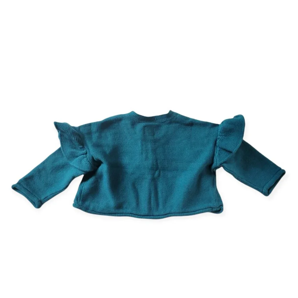 Tea Collection Ruffle Baby Cardigan - Picture 6 of 6